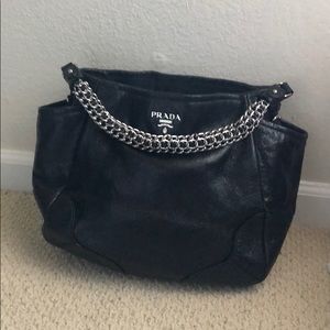 Prada deerskin tote